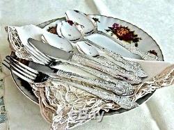 Wonderful Vintage Silver Plated Boxed Cutlery Set For 6 43 Pieces Unused Japan