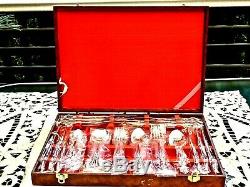 Wonderful Vintage Silver Plated Boxed Cutlery Set For 6 43 Pieces Unused Japan