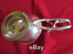 Wow Vintage Silverplate Egyptian Revival gravy jug or Lamp Egyptian symbols