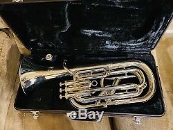 YAMAHA YBH-621S Baritone Horn Silver-plated With Original Case