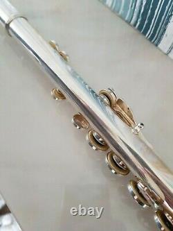 Yamaha Silver Plated Flute YFL 211S II, Original box, book and cleaning rod