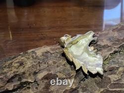 Year Of The Horse? Vintage Sterling Silver Gold Plated Horse Head Pendant