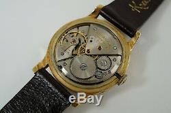 Zodiac Triple Date Moon Phase 905 Gold Plated Top S/s Back Original Dates 1957