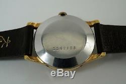 Zodiac Triple Date Moon Phase 905 Gold Plated Top S/s Back Original Dates 1957